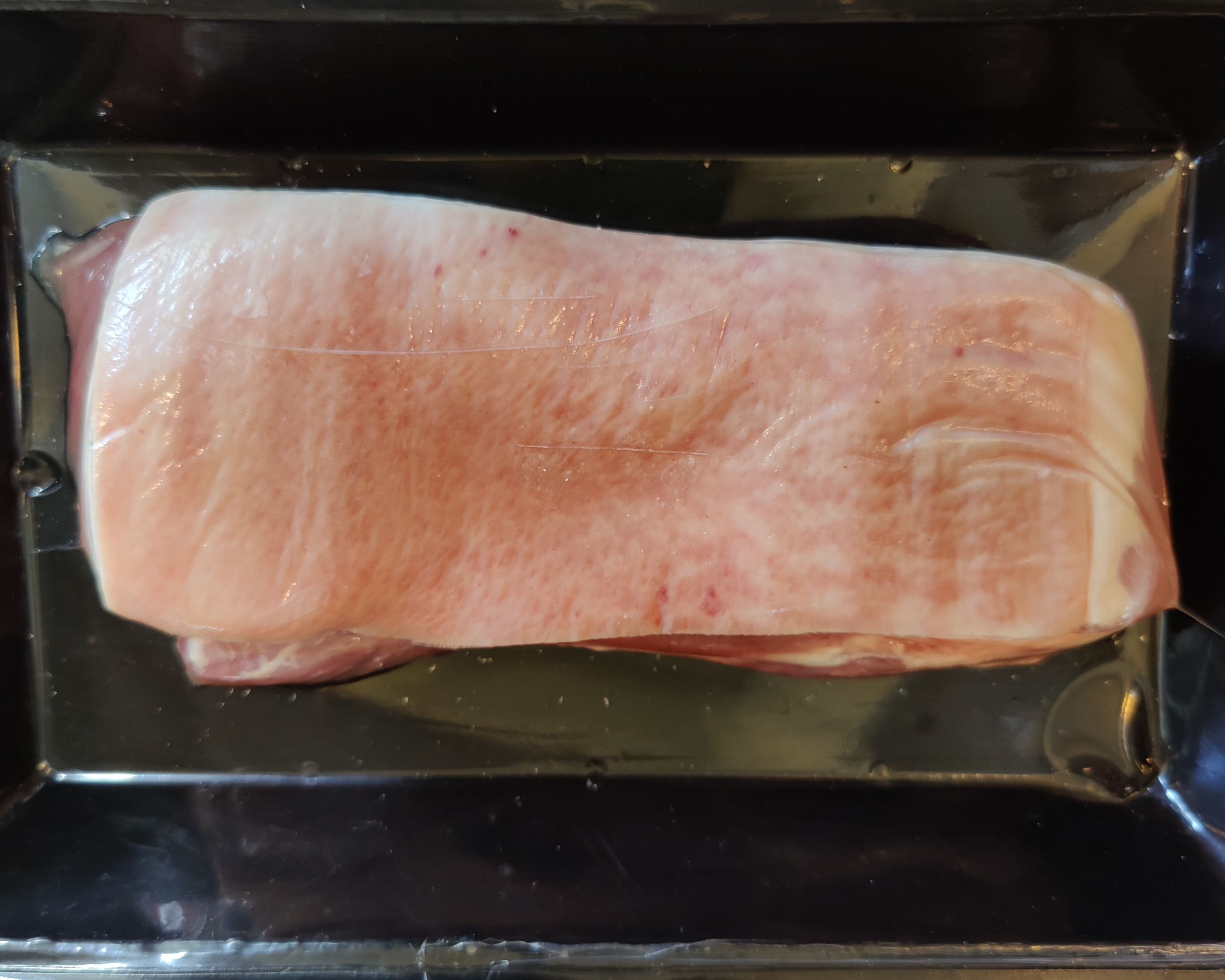 frozen pork belly