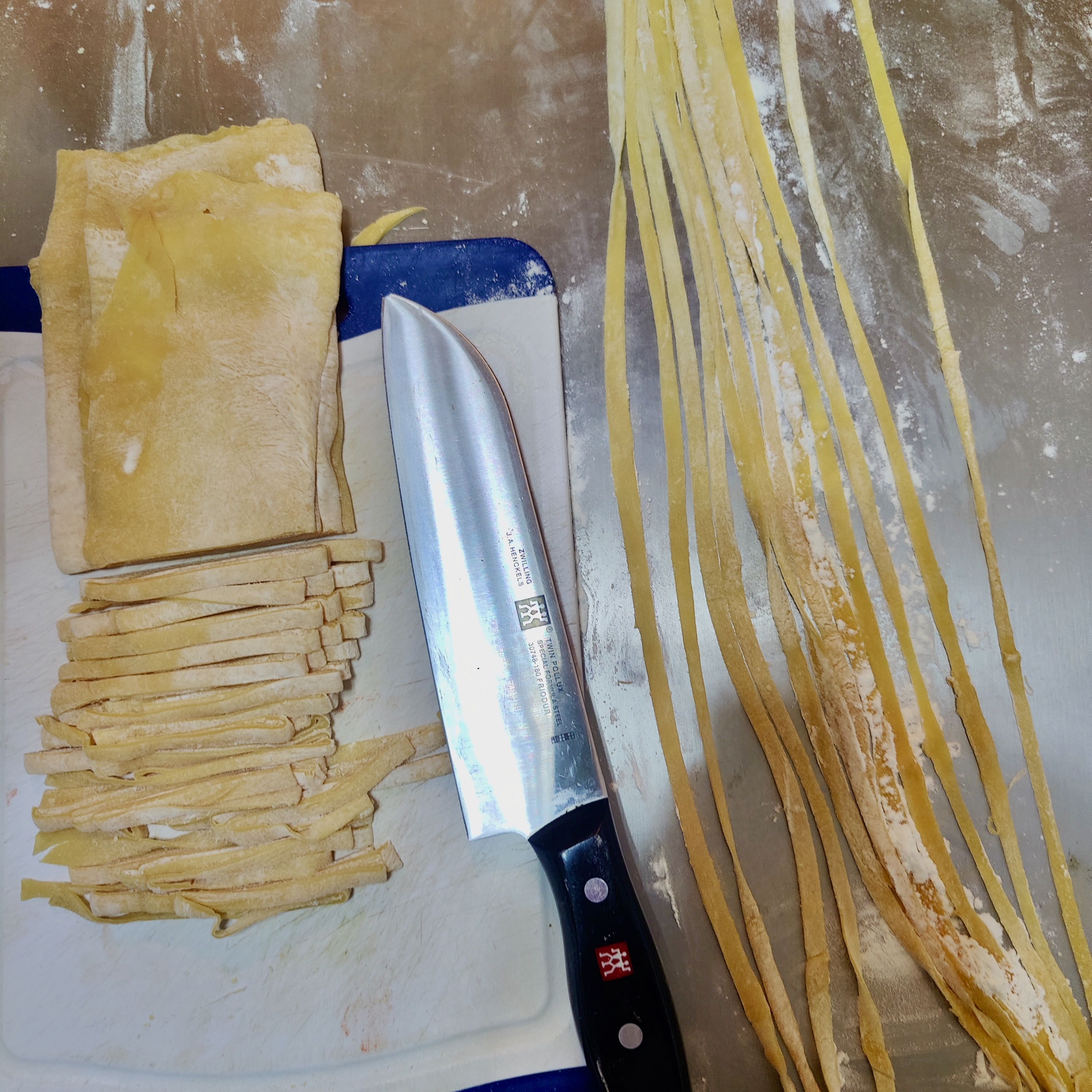 sliced pasta 