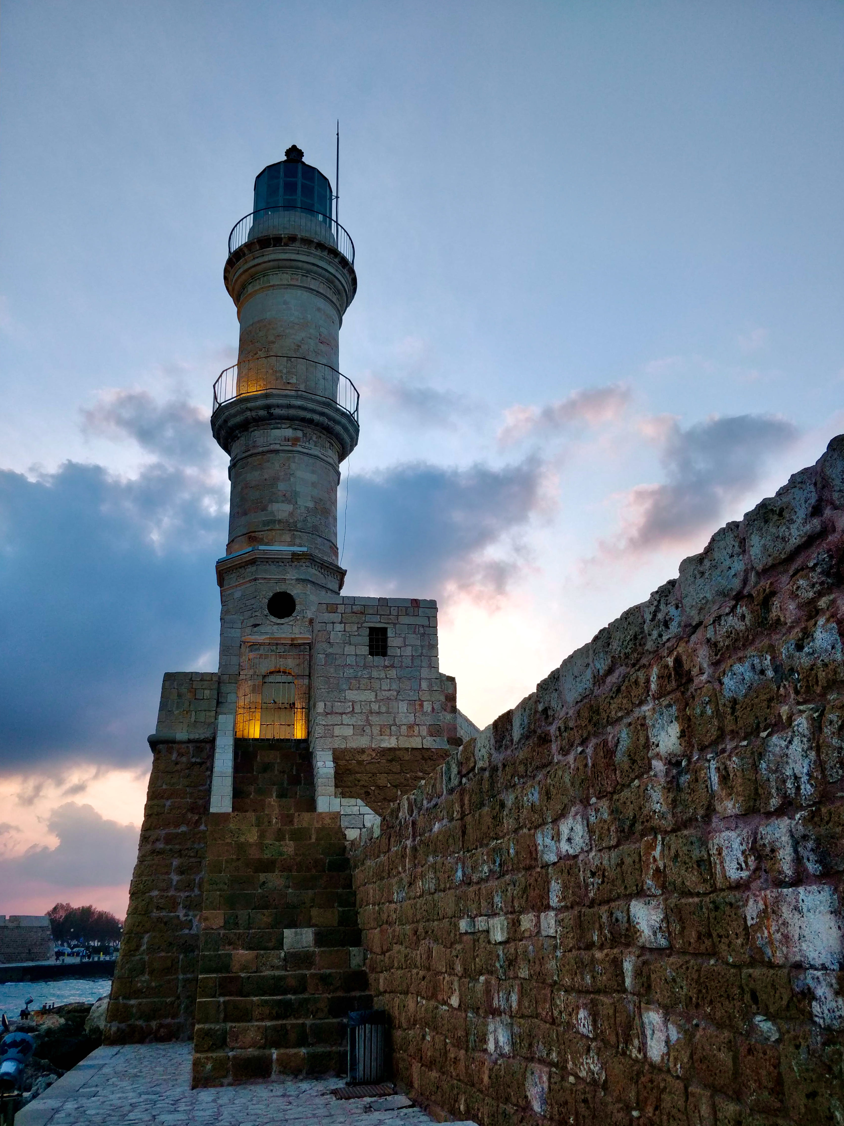 lighthouse of Chania crete greece 